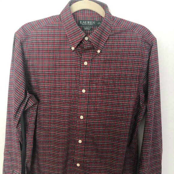 LRL Lauren Ralph Lauren Button Down Plaid Shirt - Picture 2 of 9